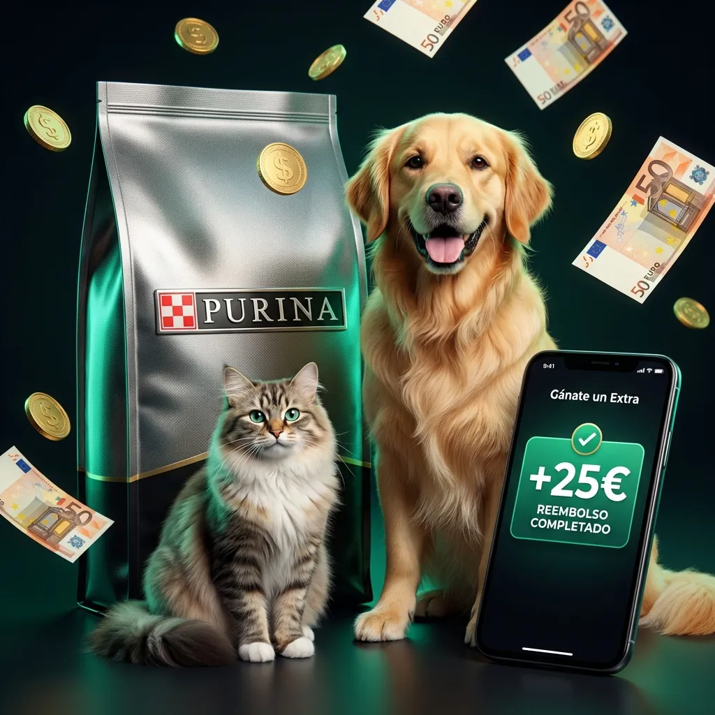 ¡Misión Mascota! Consigue hasta 25€ de Reembolso con Purina