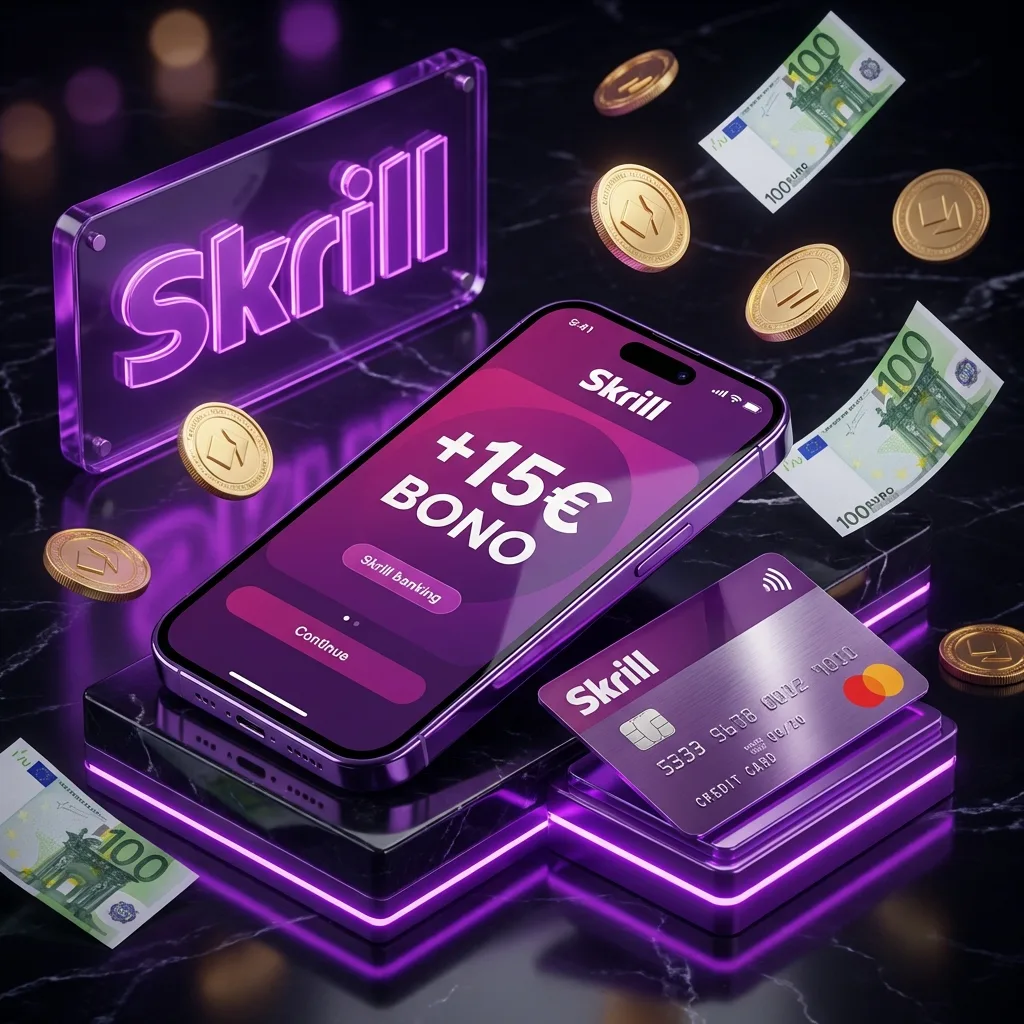 Gana 15€ GRATIS con Skrill Money Transfer