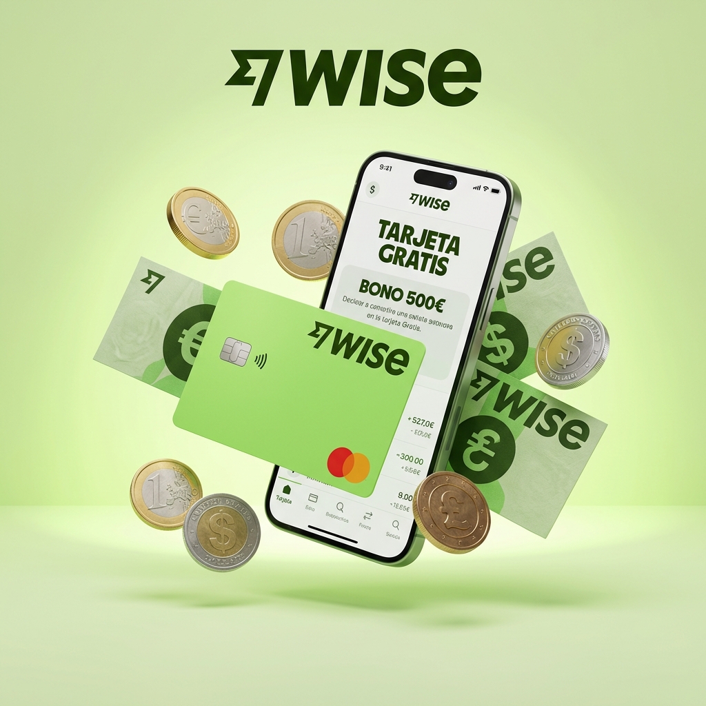 Wise: Consigue tu Tarjeta Global GRATIS + 500€ sin Comisiones