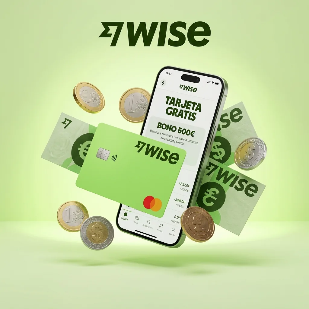 Wise: Consigue tu Tarjeta Global GRATIS + 500€ sin Comisiones